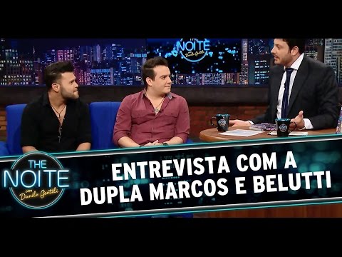 The Noite 11/07/14 (parte 1) - Entrevista Marcos e Belutti