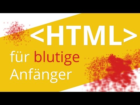 HTML Tutorial Deutsch für Anfänger