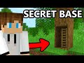 Minecraft Secret Base In Under 3 Minutes TUTORIAL