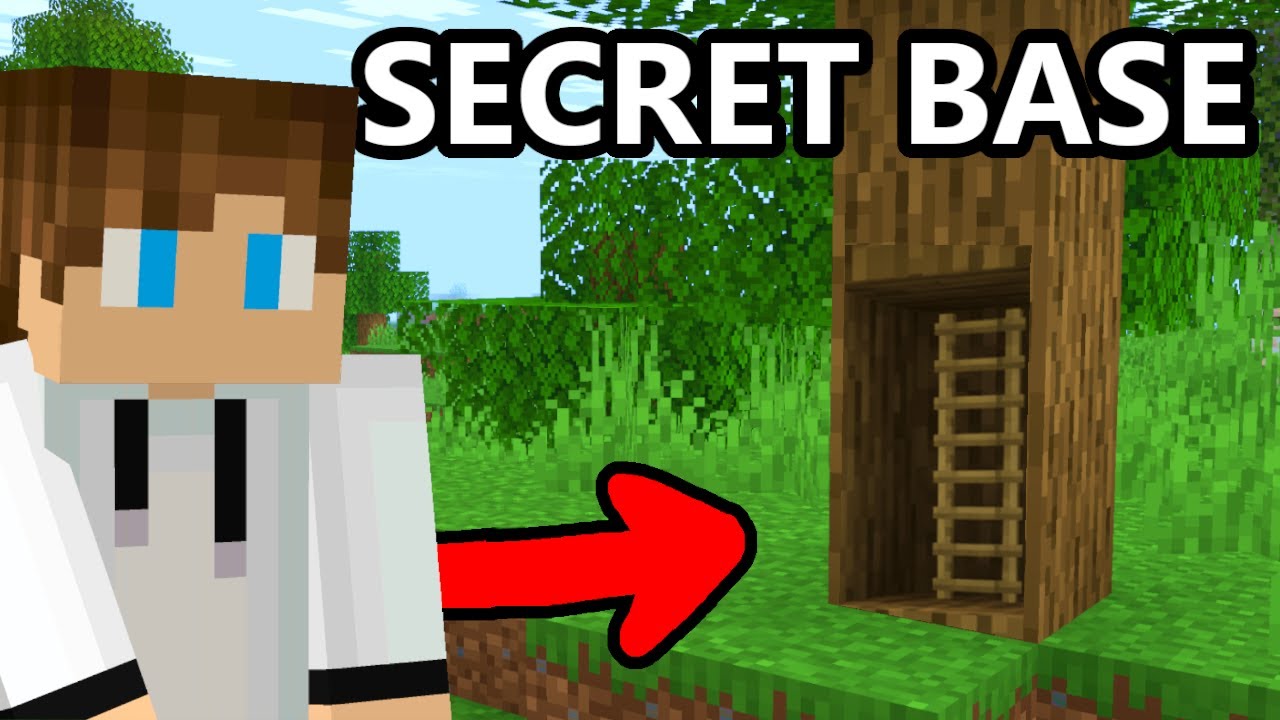 Minecraft: Secret Base in under 3 Minutes! [TUTORIAL]