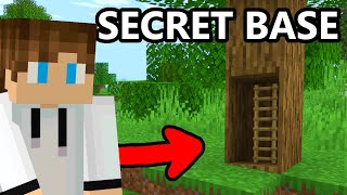 Minecraft: Secret Base in under 3 Minutes! [TUTORIAL]