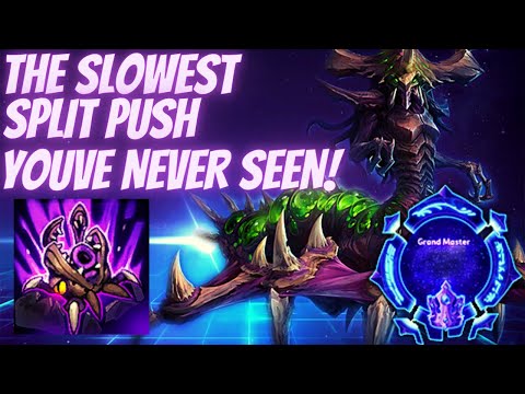 Zagara Nydus - THE SLOWEST SPLIT PUSH YOU'VE NEVER SEEN! -  Grandmaster Storm League