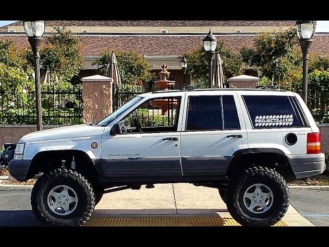 Jeep Grand Cherokee 4x4 Project ZJ Part 38 Custom 2x6 Steel Rock Sliders Finished Product