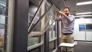 Cleaning Double Hung Windows from the Inside