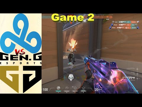 Cloud9 vs Gen.G - Group A - 2nd Match Map 3 - Full Game | Pop Flash | Valorant