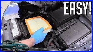 Replace Engine Air Filter Volkswagen Golf