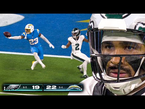 COSTLY TURNOVER Leads To Chargers Overtime Win | Eagles vs Chargers Week 14 CRAZY ENDING!