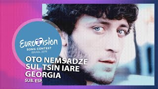Oto Nemsadze | Sul Tsin Iare | Sub Español | Georgia | Eurovision 2019