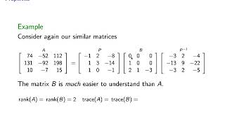 Diagonalization: Part 2/3 