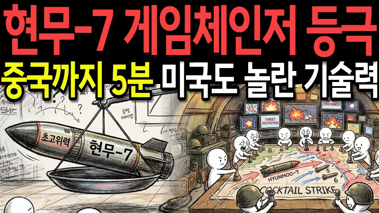 "현무-7 등장에 중국과 일본 이건 반칙이다" 실전 배치 언제든 가능하다. 전세계 한국 기술력에 감탄하는 중