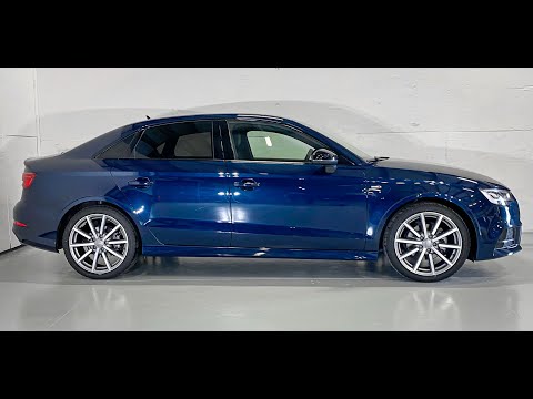 2018 - AUDI A3 BLACK EDITION S TRONIC - BLUE