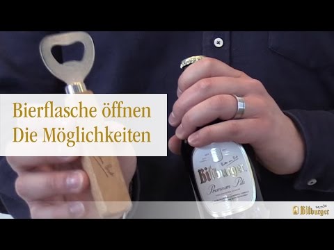 Bierflasche öffnen - Die Möglichkeiten