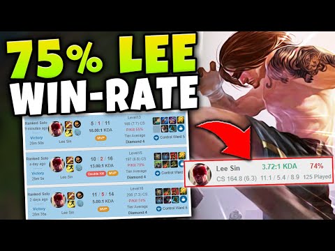 WILL I HIT RANK 1 LEE SIN IN NA?! 75% LEE SIN WIN-RATE AND CLIMBING TO MASTER - League of Legends