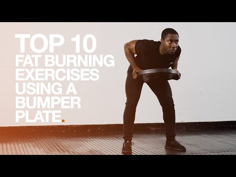 Top 10 Fat Burning Exercises Using a Bumper Plate