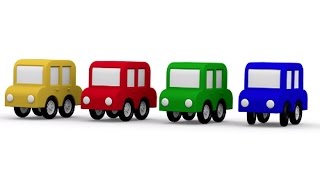 Çizgi Film - Arabalar ile renkleri öğrenelim