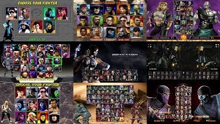 Mortal Kombat: Select Screen Evolution MK1 to MKX [Update]