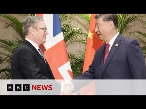 Video | UK Prime Minister Keir Starmer meets China President Xi Jinping at G20 summit | BBC News