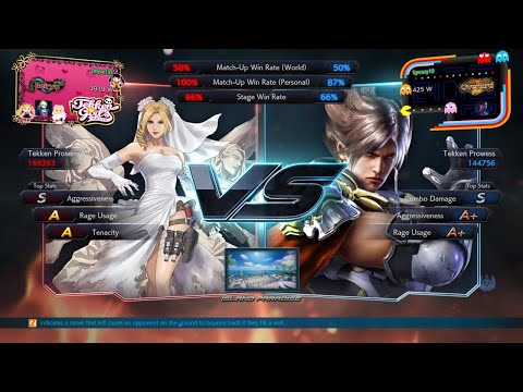 TEKKEN 7 - Nina (Onyxe Blade) Versus Lars (Tgreazy19)