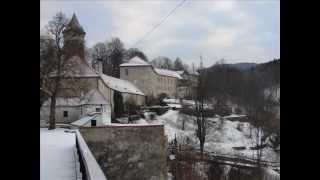 preview picture of video 'Castle and Chateau: Městečko Rožmberk v zimě / Rosenberg an der Moldau'