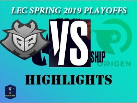 G2 vs  OG Highlights Game 2 LEC Spring 2019 Playoffs Round 2  | G2 Esports vs Origen