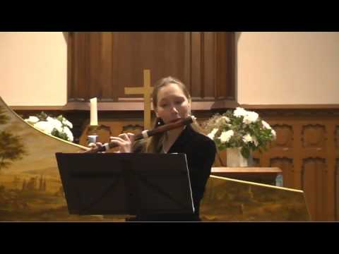 Katja Pitelina - Bach Partita for traverso solo - 1. Allemande