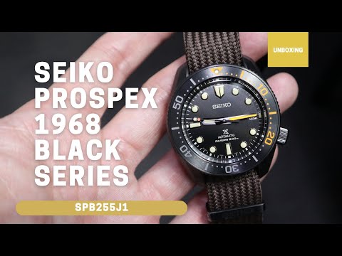 Seiko Prospex 1968 Modern Re-interpretation Black Series SPB255J1