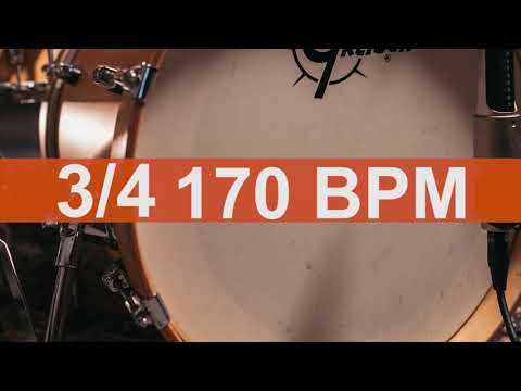 🔴 170 BPM 3/4 Kick Drum Metronome