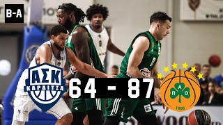 Karditsa - Panathinaikos 64-87 | Full Highlights | Basket League Round 20 | 10.03.2024