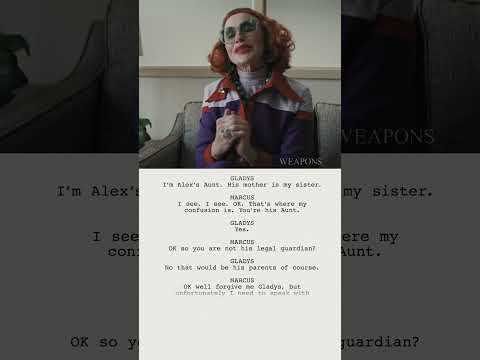 From Script to Screen - Principal's Office with Aunt Gladys (Amy Madigan)