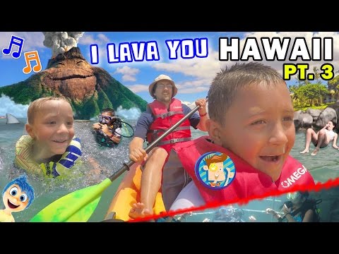 ♫ I LAVA YOU ♫ Kids Scuba Diving & Kayaking Near Hawaii Volcano (FUNnel Vision Trip - Maui Part 3)