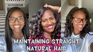 Preserve Your FLAWLESS Straight Hair with These 3 Simple Tricks | Curly to Straight Hair