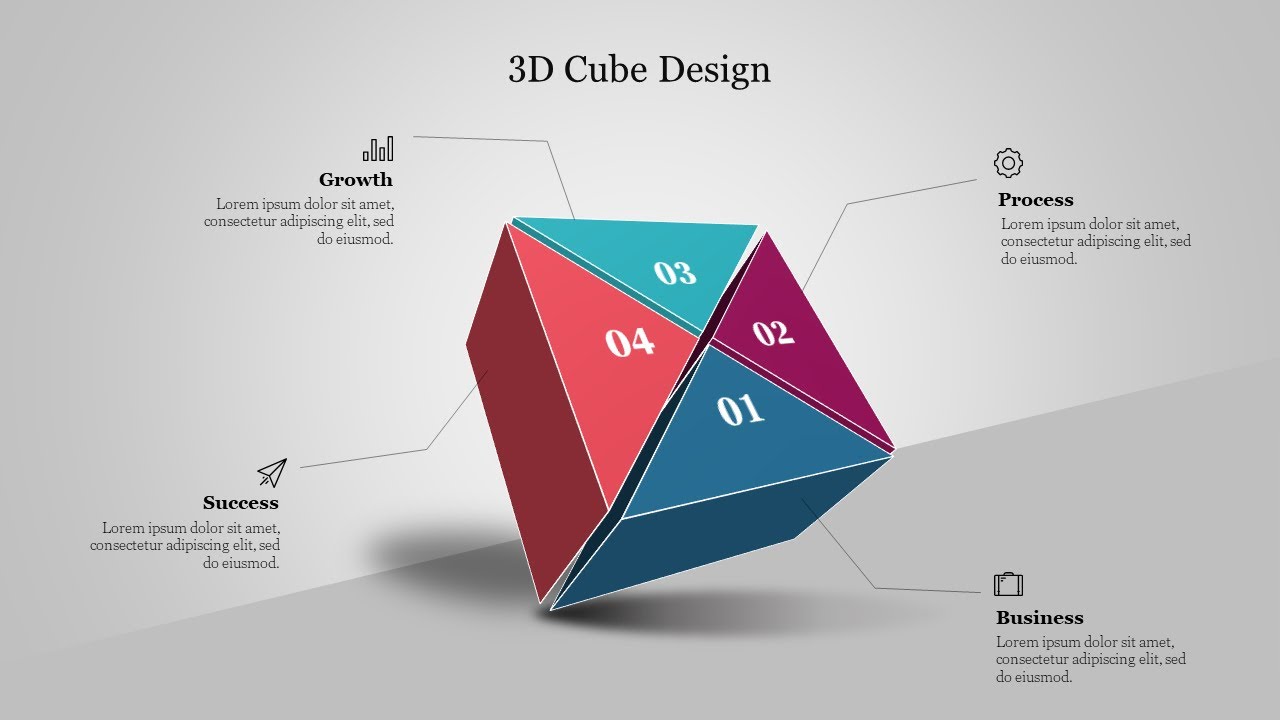 How To Make 3D Cube Design In PowerPoint