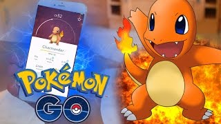 FIRST GYM BATTLES! - Pokemon GO App - POKEMON IN REAL LIFE! (Pokemon Go Gameplay Walkthrough Part 1)