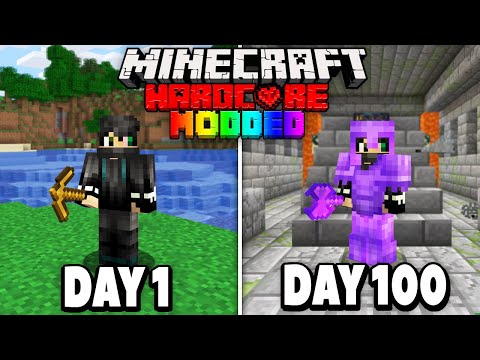 Forrestbono - I Survived 100 Days in Hardcore Minecraft.. Here's What Happened
