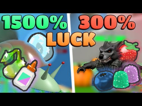 1500% vs. 300% Loot Luck - Bee Swarm Simulator
