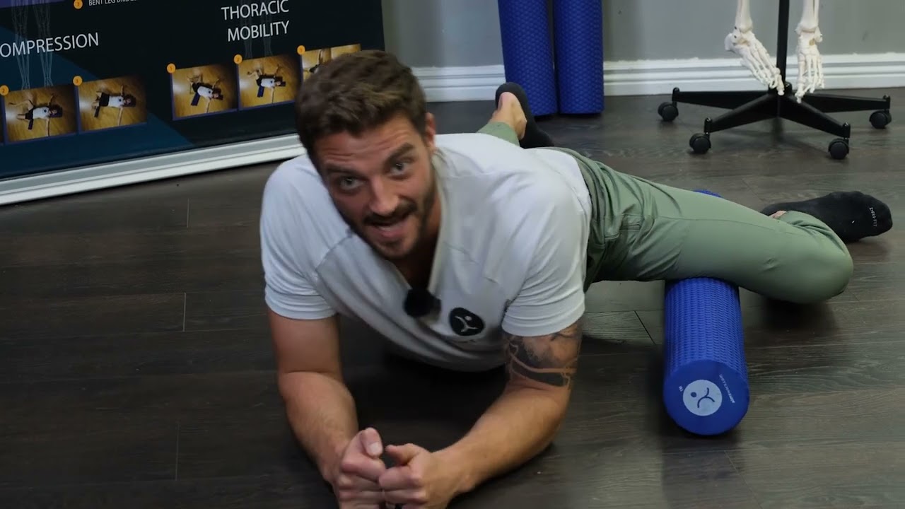 Adductors Foam Roller Massage (1 foam roller)