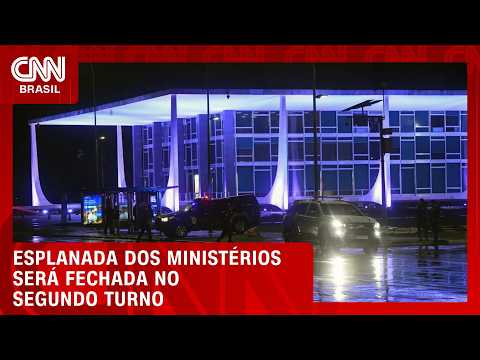 DF terá segurança reforçada na Esplanada e em locais de votação no 2º turno | CNN PRIME TIME