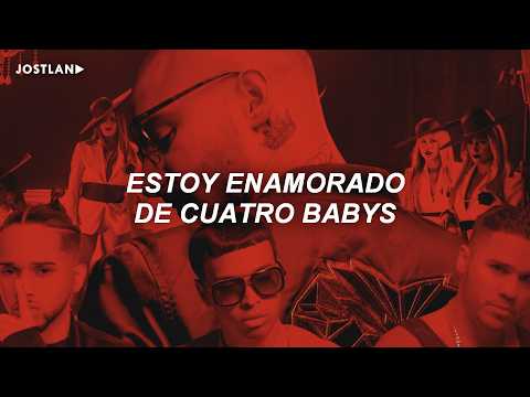 Maluma - Cuatro Babys (Letra/Lyrics) ft. Trap Capos, Noriel, Bryant Myers, Juhn