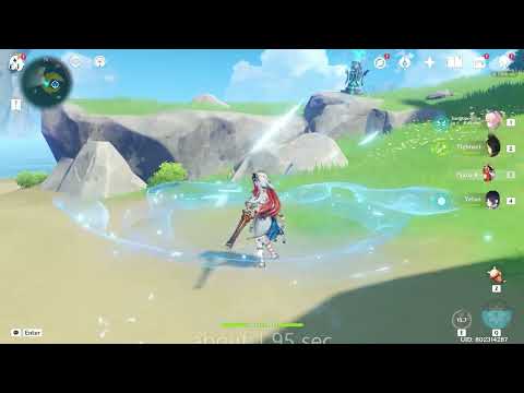 Genshin Tips [create Nilou's hydro aura faster]