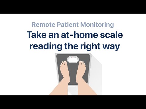 Part of a video titled How to take a proper weight scale reading at-home - YouTube