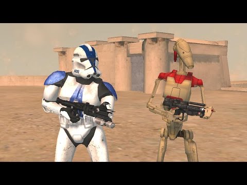 501st LEGION vs SECURITY DROIDS (hr.20) ~ Star Wars Mod - Men of War: Assault Squad 2