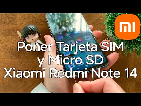Como Poner la Tarjeta SIM y MicroSD en un Xiaomi Redmi Note 14 - Xiaomizate