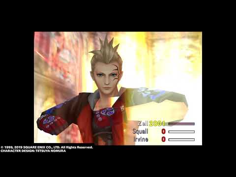 FF8 Zell Solo vs Level 100 Omega Weapon with "Armageddon Fist" Duel, No Items