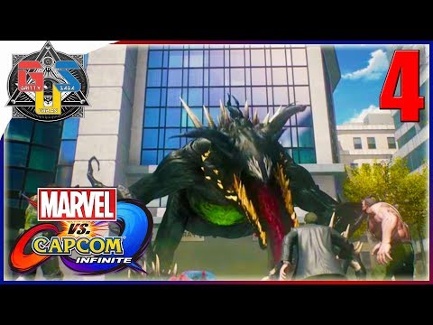 GIANT SYMBIOTE! | Marvel vs Capcom Infinite Story Mode Walkthrough Part 4 60fps