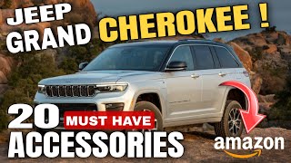 Top 20 Jeep Grand CHEROKEE / CHEROKEE L Accessories You Can Buy on Amazon 🔥🛒✨ #grandcherokeemods