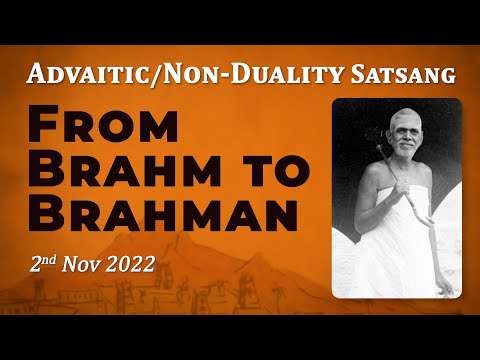489. Bhagavan Ramana Satsang - From Brahm to Brahman