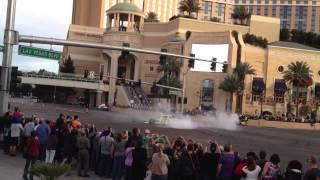 2012 NASCAR Champion's Week Las Vegas - Matt Kenseth Burn Out