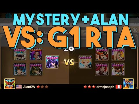 G1 RTA with Ragdoll and Oberon!  Fighting on AlanSW's Account in SUMMONERS WAR!