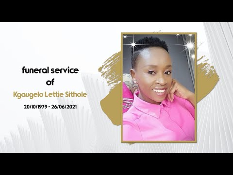 Burial of Kgaugelo Lettie Sithole (Live)