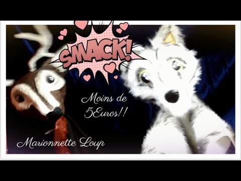 FABRIQUER UNE MARIONNETTE // LOUP RÉALISTE EN 3D